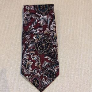Elegant Givenchy 100% Silk Paisley Men's Necktie Made in USA